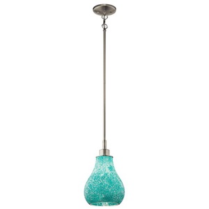 KK65408 Crystal Ball Mini-Pendant Pendant Light - Brushed Nickel