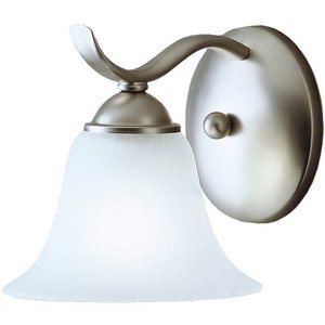 KK6719NI Dover 1 Bulb Wall Sconce - Brushed Nickel