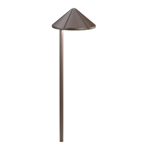 KK15815AZT27R Utilitarian Path Lighting Landscape Light - Textured Architectural Bronze