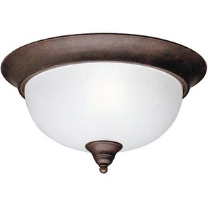 KK8064TZ Dover Flush Mount Ceiling Light - Tannery Bronze