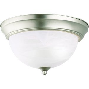 KK8108NI Classic Flush Flush Mount Ceiling Light - Nickel