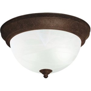 KK8108TZ Classic Flush Flush Mount Ceiling Light - Tannery Bronze