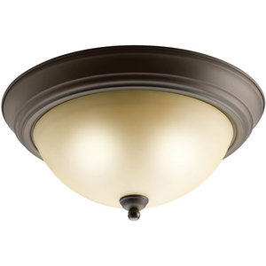 KK8109OZ Classic Flush Flush Mount Ceiling Light - Olde Bronze