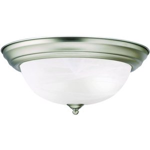 KK8109NI Classic Flush Flush Mount Ceiling Light - Brushed Nickel