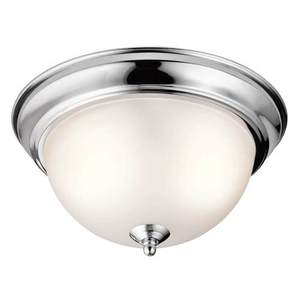 KK8111CH Builder Flush Mount Ceiling Light - Chrome