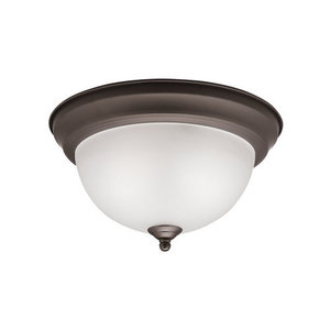 KK8111OZ Builder Flush Mount Ceiling Light - Olde Bronze