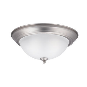 KK8112NI Builder Flush Mount Ceiling Light - Brushed Nickel