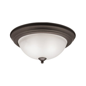 KK8112OZ Builder Flush Mount Ceiling Light - Olde Bronze