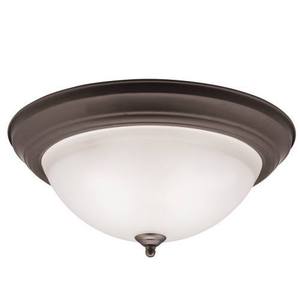 KK8116OZ Builder Flush Mount Ceiling Light - Olde Bronze