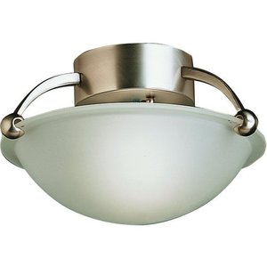 KK8404NI Senna Semi Flush Mount Ceiling Light - Brushed Nickel