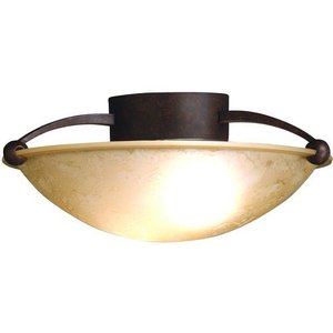 KK8405TZ Senna Semi Flush Mount Ceiling Light - Tannery Bronze