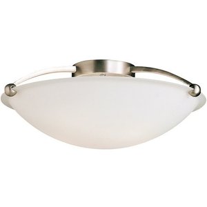 KK8407NI Builder Semi Flush Mount Ceiling Light - Nickel