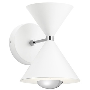 KK84131MWH Kordan Multi Bulb Wall Sconce - Matte White