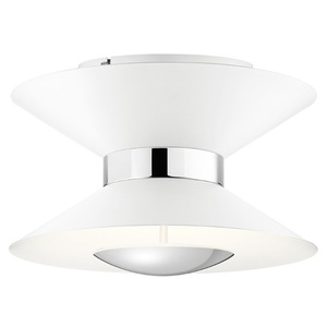 KK84132MWH Kordan Semi Flush Mount Ceiling Light - Matte White