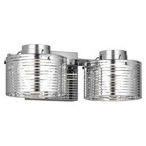 KK85055CH Santora 2 Bulb Bathroom Lighting - Chrome KK85055CH Santora 2 Bulb Bathroom Lighting - Chrome