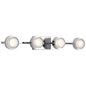 KK85078CH Harlaw 4 or More Bulb Bathroom Lighting - Chrome KK85078CH Harlaw 4 or More Bulb Bathroom Lighting - Chrome