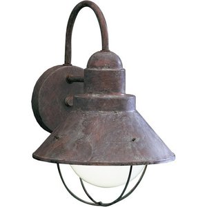 KK9022OB Seaside Entrance Outdoor Wall Light - Olde Brick