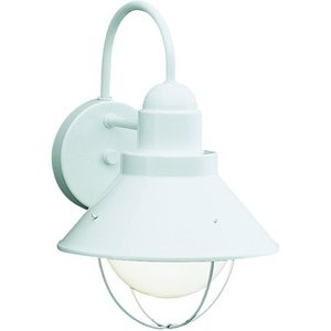 KK9022WH Seaside Entrance Outdoor Wall Light - White