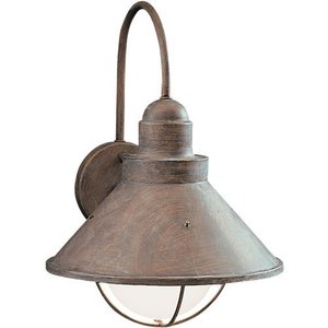 KK9023OB Seaside Entrance Outdoor Wall Light - Olde Brick