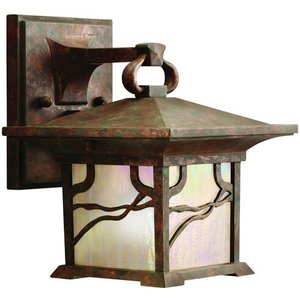 KK9024DCO Morris Entrance Outdoor Wall Light - Distressed Copper