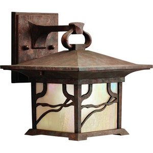 KK9025DCO Morris Entrance Outdoor Wall Light - Distressed Copper