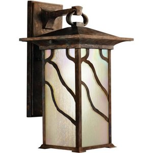 KK9031DCO Morris Entrance Outdoor Wall Light - Distressed Copper