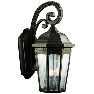 KK9035RZ Courtyard Entrance Outdoor Wall Light - Rubbed Bronze