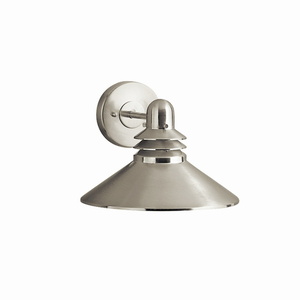 KK9044NI Grenoble Entrance Outdoor Wall Light - Brushed Nickel