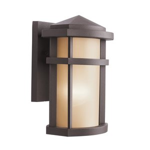 KK9166AZ Lantana Entrance Outdoor Wall Light - Architectural Bronze