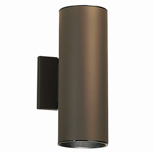 KK9244AZ Cans & Bullets Entrance Outdoor Wall Light - Architectural Bronze