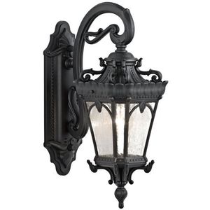 KK9356BKT Tournai Entrance Outdoor Wall Light - Textured Black