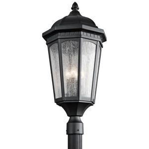 KK9533BKT Courtyard Post Light Post Lights - Textured Black