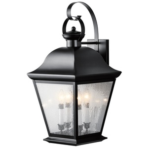 KK9704BK Mount Vernon Entrance Outdoor Wall Light - Painted Black