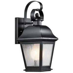 KK9707BK Mount Vernon Entrance Outdoor Wall Light - Painted Black