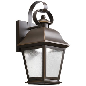 KK9707OZLED Mount Vernon Entrance Outdoor Wall Light - Olde Bronze