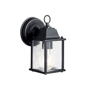 KK9794BKL18 Barrie Entrance Outdoor Wall Light - Black