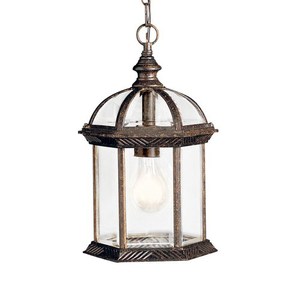 KK9835TZL18 Barrie Hanging Hanging Lantern - Tannery Bronze