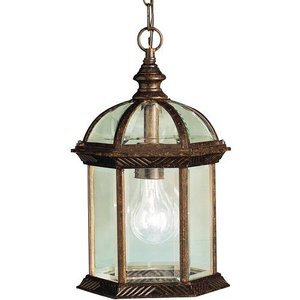 KK9835TZ Barrie Hanging Hanging Lantern - Tannery Bronze