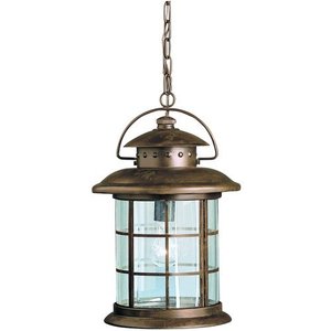 KK9870RST Rustic Hanging Hanging Lantern - Rustic