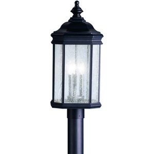 KK9918BK Kirkwood Post Light Post Lights - Black