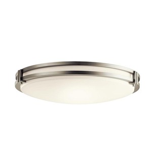 KK10788NILED Avon Flush Mount Ceiling Light - Brushed Nickel