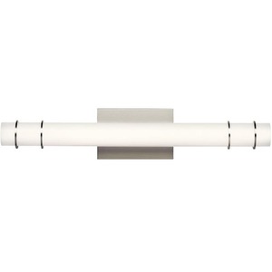 KK11253NILED Korona 2 Bulb Bathroom Lighting - Brushed Nickel