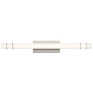 KK11254NILED Korona 3 Bulb Bathroom Lighting - Brushed Nickel