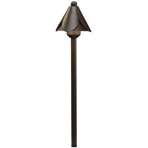 KK16126AZT30 Petal Path Lighting Landscape Light - Textured Architectural Bronze