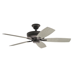 KK310103WZC Monarch II Patio Large Fan (52'' to 59'') Ceiling Fan - Weathered Zinc