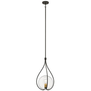 KK42494OZ Lynne Down Light Pendant Light - Olde Bronze