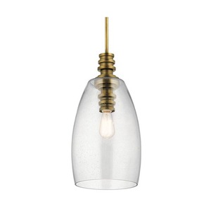 KK43090NBR Lakum Down Light Pendant Light - Natural Brass