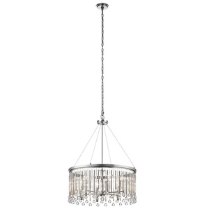 KK43723CH Piper Drum Pendant Pendant Light - Chrome