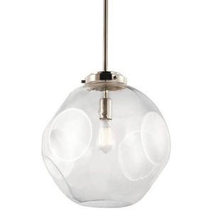 KK43780PN Ellis Down Light Pendant Light - Polished Nickel