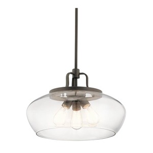 KK43904OZ Davenport Down Light Pendant Light - Olde Bronze